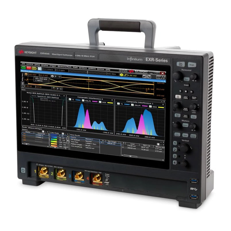 Keysight EXR404A Infiniium EXR Series Oscilloscope 4 GHz 4 Channels Maximum Memory Depth1.6 Gpts Maximum Sampling Rate16 GSa/sec lexso