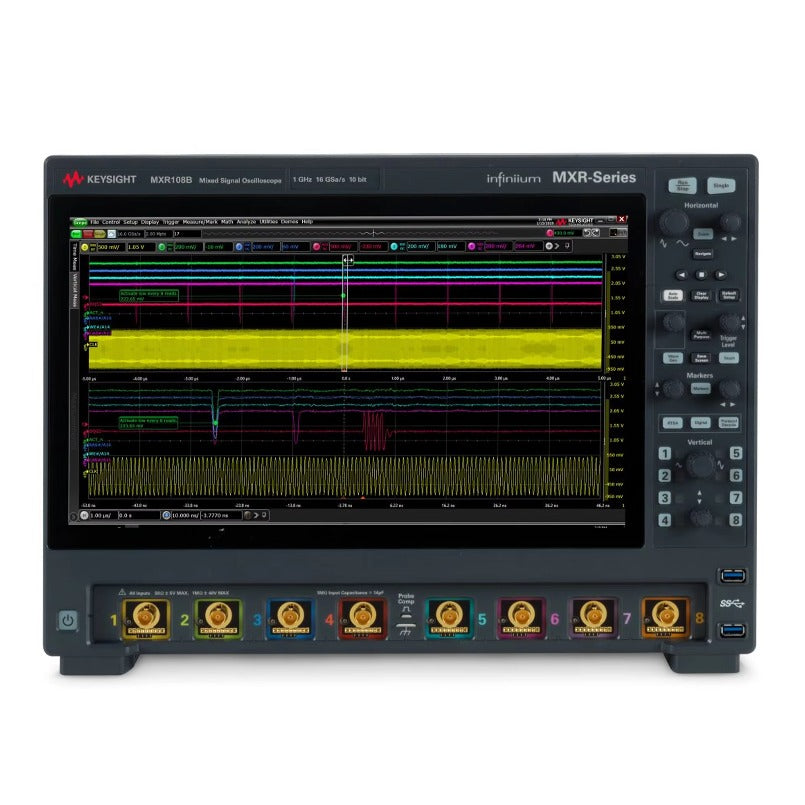 Keysight MXR108B Infiniium MXR B-Series Oscilloscope: 1 GHz, 8 Channels lexso