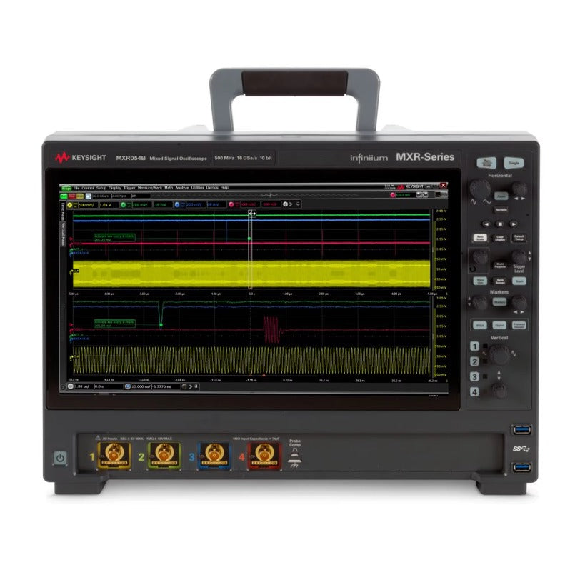 Keysight Infiniium MXR B Series Oscilloscope 500MHz 4-Channel MSO 1.6Gpts Maximum Memory Depth 16GSa/sec Maximum Sampling Rate lexso