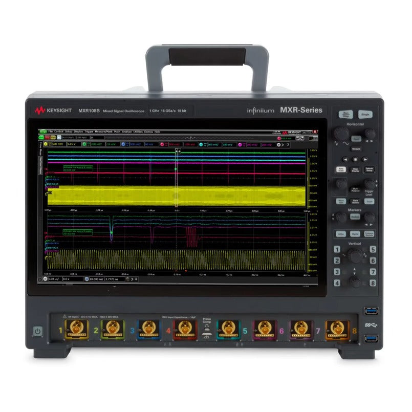 Keysight MXR108B Infiniium MXR B-Series Oscilloscope: 1 GHz, 8 Channels lexso
