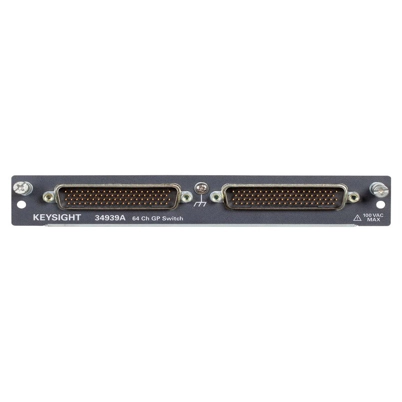 Keysight 34939A 64-Channel Form a General Purpose Switch for 34980A 64 Form a Channels, 1 A, 60 W lexso