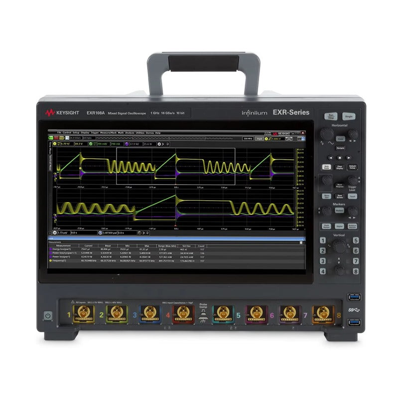 Keysight EXR108A Infiniium EXR Series Oscilloscope 1 GHz 8 Channels Maximum Memory Depth1.6 Gpts Maximum Sampling Rate16 GSa/sec lexso