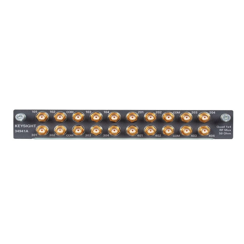 Keysight 34941A Quad 1x4 50 3 GHz Multiplexer Module for 34980A Four 4-channel Multiplexers lexso