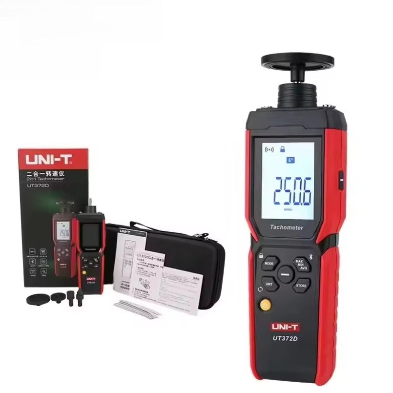 UNI-T UT372D Tachometer Laser Universal 2 in 1 Digital RPM Meter Contact & Non-contact Gauge Professional Rotational Speed Meter lexso