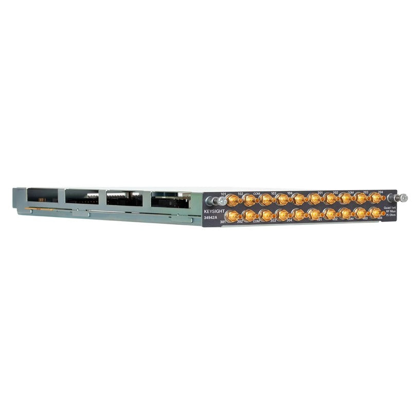 Keysight 34942A Quad 1x4 75 1.5 GHz Multiplexer Module for 34980A Four 4-channel Multiplexers lexso