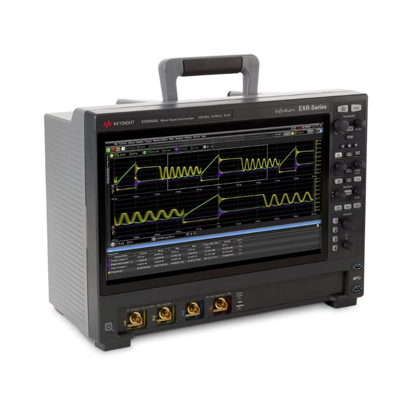 Keysight EXR054A Infiniium EXR Series Oscilloscope: 500 MHz 4 Channels Maximum Memory Depth 1.6 Gpts