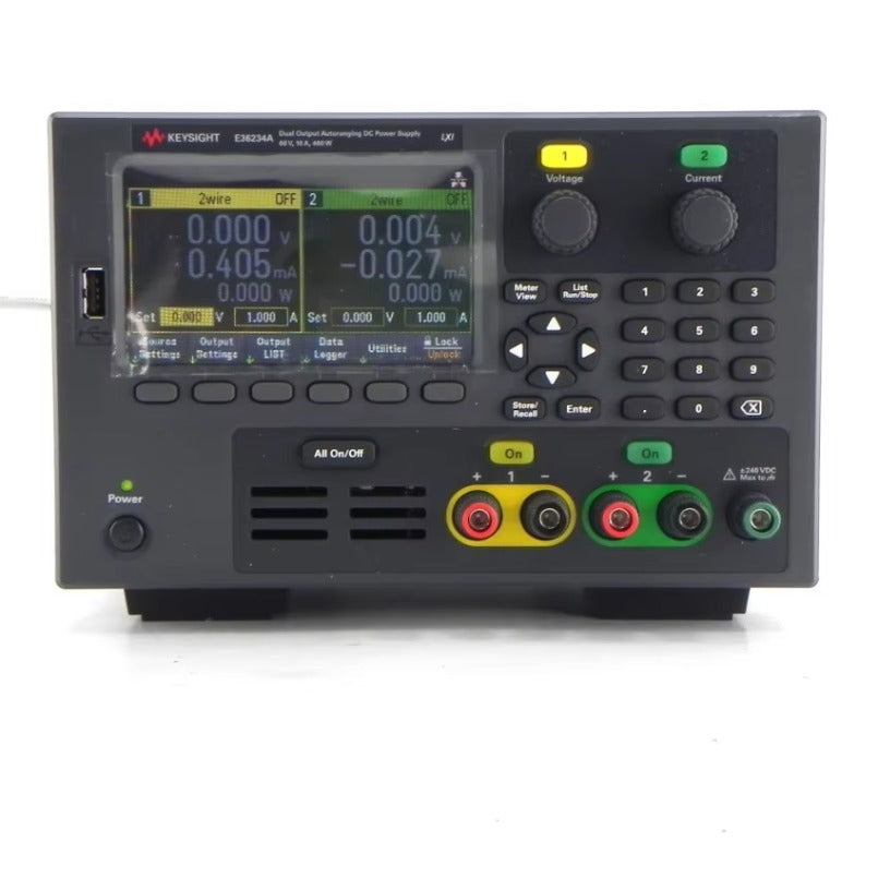 Keysight E36234A DC Power Supply, Dual Output, Auto-Range: 2 x 60 V, 10 A, NEW lexso