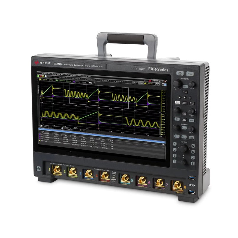 Keysight EXR108A Infiniium EXR Series Oscilloscope 1 GHz 8 Channels Maximum Memory Depth1.6 Gpts Maximum Sampling Rate16 GSa/sec lexso