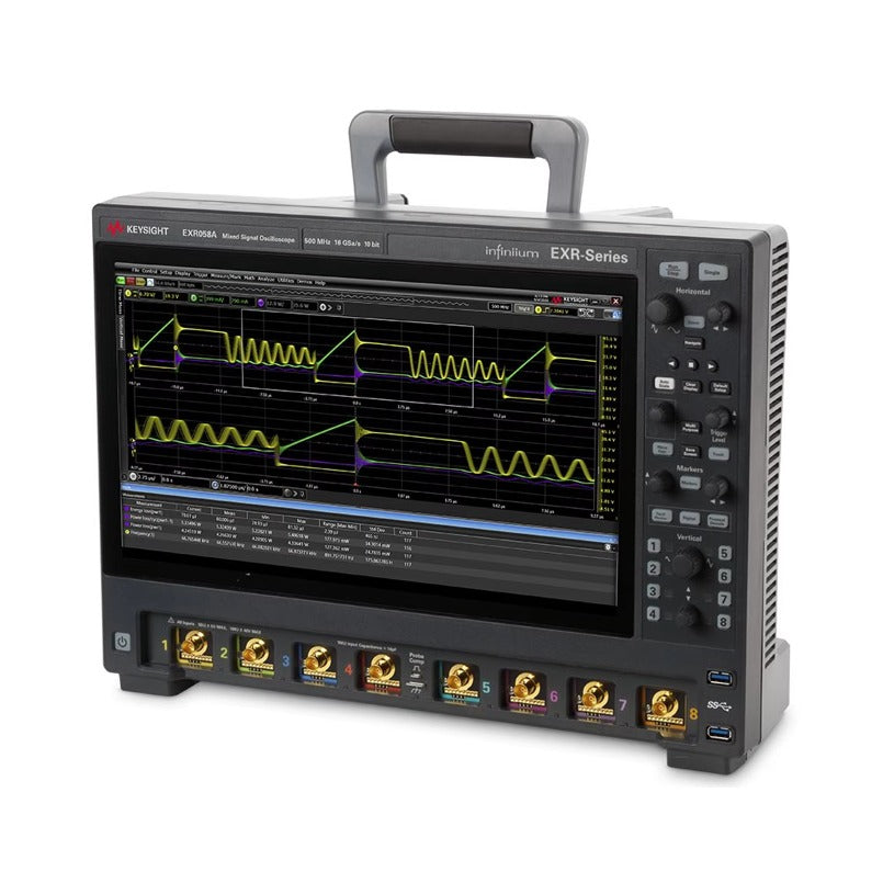 Keysight EXR058A Infiniium EXR Series Oscilloscope 500 MHz 8 Channels Maximum Memory Depth 1.6 Gpts