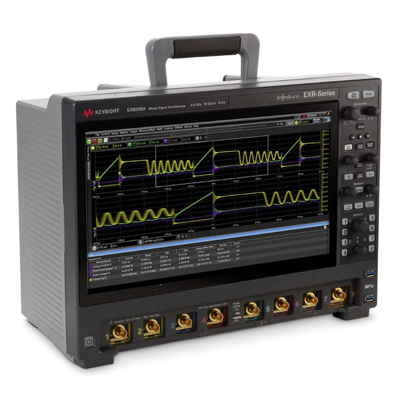 Keysight EXR258A Infiniium EXR Series Oscilloscope: 2.5 GHz, 8 Channels Maximum Memory Depth 1.6 Gpts