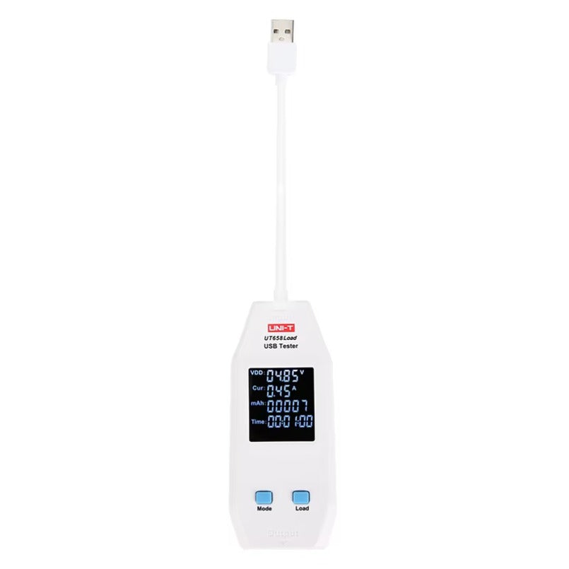 Uni-t UT658LOAD USB Tester Capacity Tester Meter USB Phone Computer Charging Voltage Current Energy Monitor LCD Backlight lexso