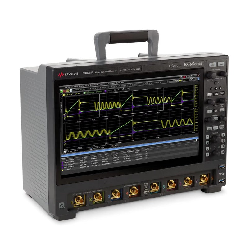 Keysight EXR058A Infiniium EXR Series Oscilloscope 500 MHz 8 Channels Maximum Memory Depth 1.6 Gpts