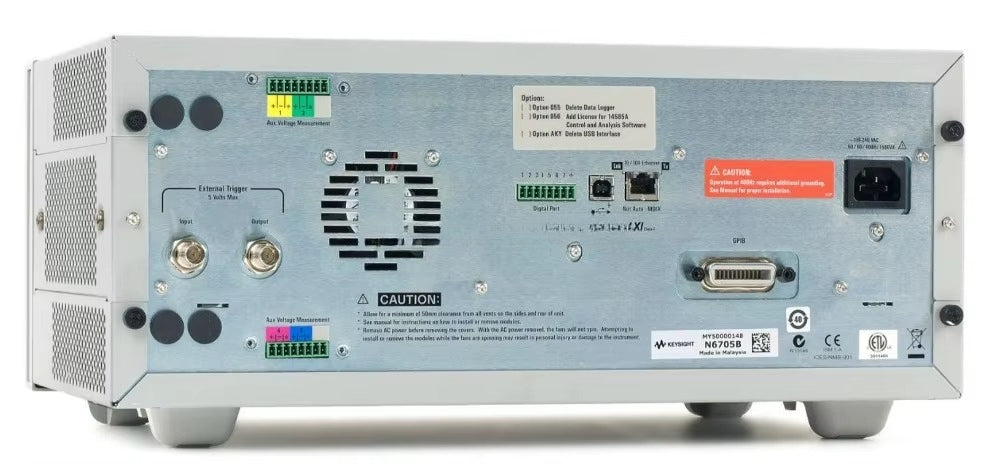Keysight/KAgilent N6705B 600W DC Power Analyzer Modular for Test Instrument with 4 Slots