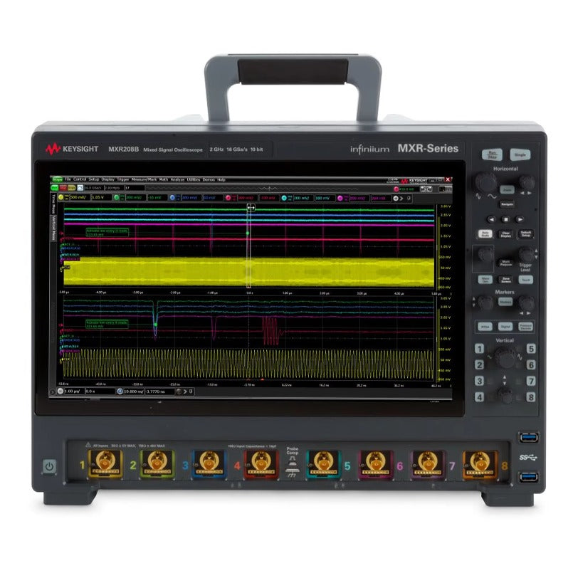 Keysight MXR208B Infiniium MXR B-Series Oscilloscope: 2 GHz, 8 Channels lexso