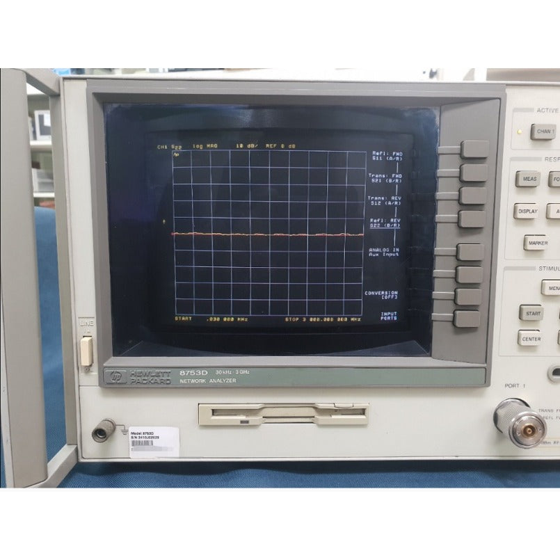 Agilent/hp 8753D Network Analyzer 30 kHz to 3 GHz Price Negotiable