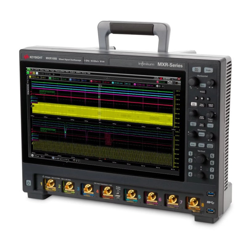 Keysight MXR108B Infiniium MXR B-Series Oscilloscope: 1 GHz, 8 Channels lexso