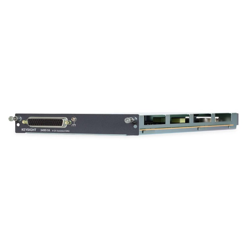Keysight 34951A 4-channel Digital/Analog (D/A) Converter for 34980A with Waveform Memory 4 Isolated Analog Outputs lexso