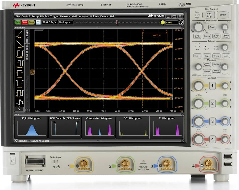 Keysight MSOS404A 4GHz Infiniium S-Series High-Definition Oscilloscope