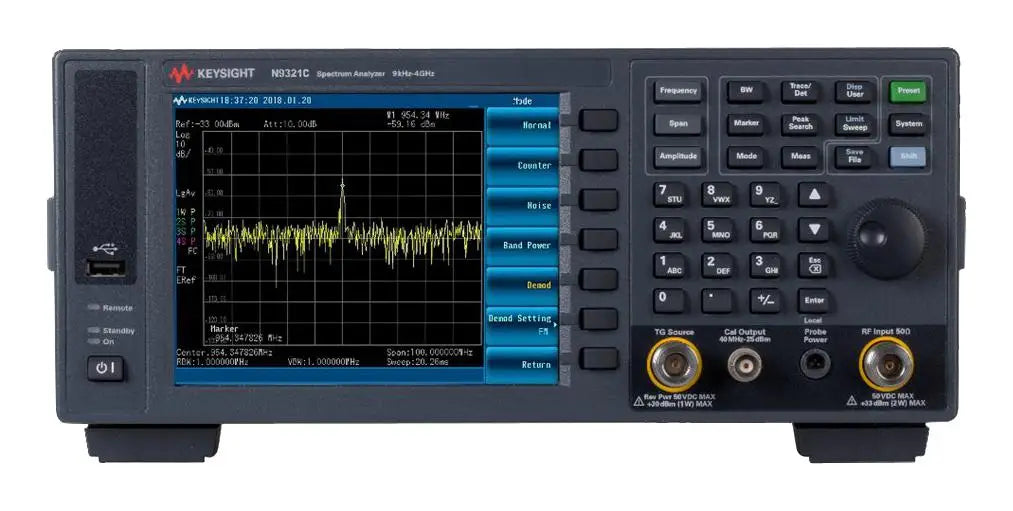 Keysight N9321C 9kHz-4GHz Basic Spectrum Analyzer