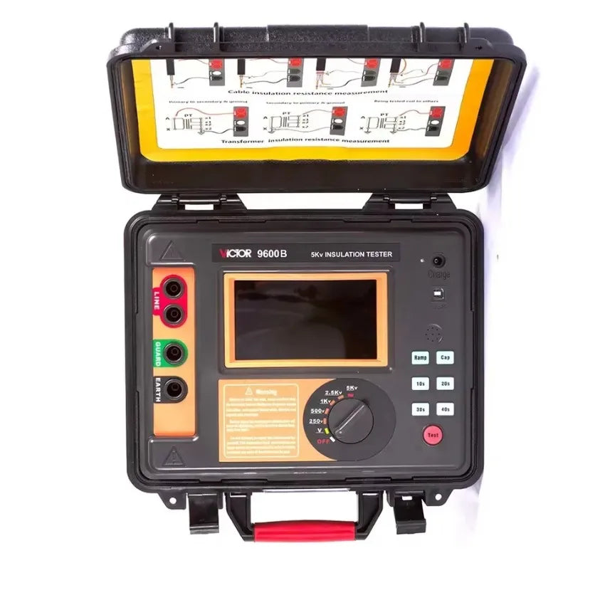 VICTOR 9600B 10KV Double-shell Structure High Voltage Insulation Resistance Tester Digital Insulation Tester LS   ytdi