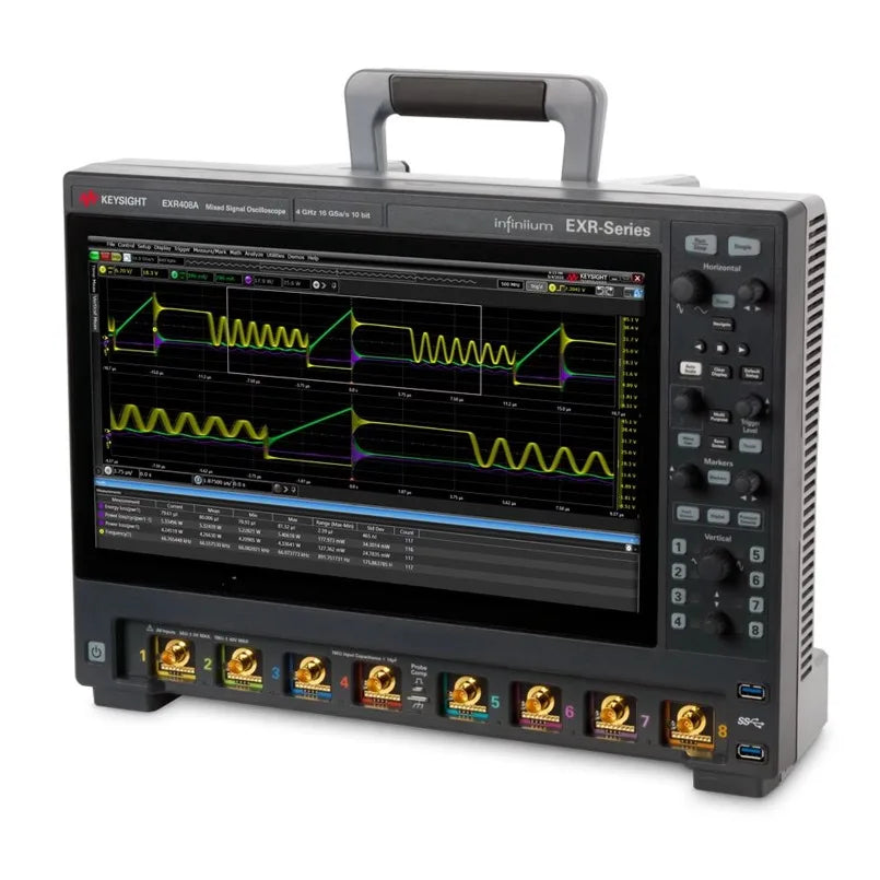 Keysight EXR408A  EXR Series Oscilloscope: 4 GHz,8channels Maximum Memory Depth1.6 Gpts Maximum Sampling Rate16 GSa/sec lexso