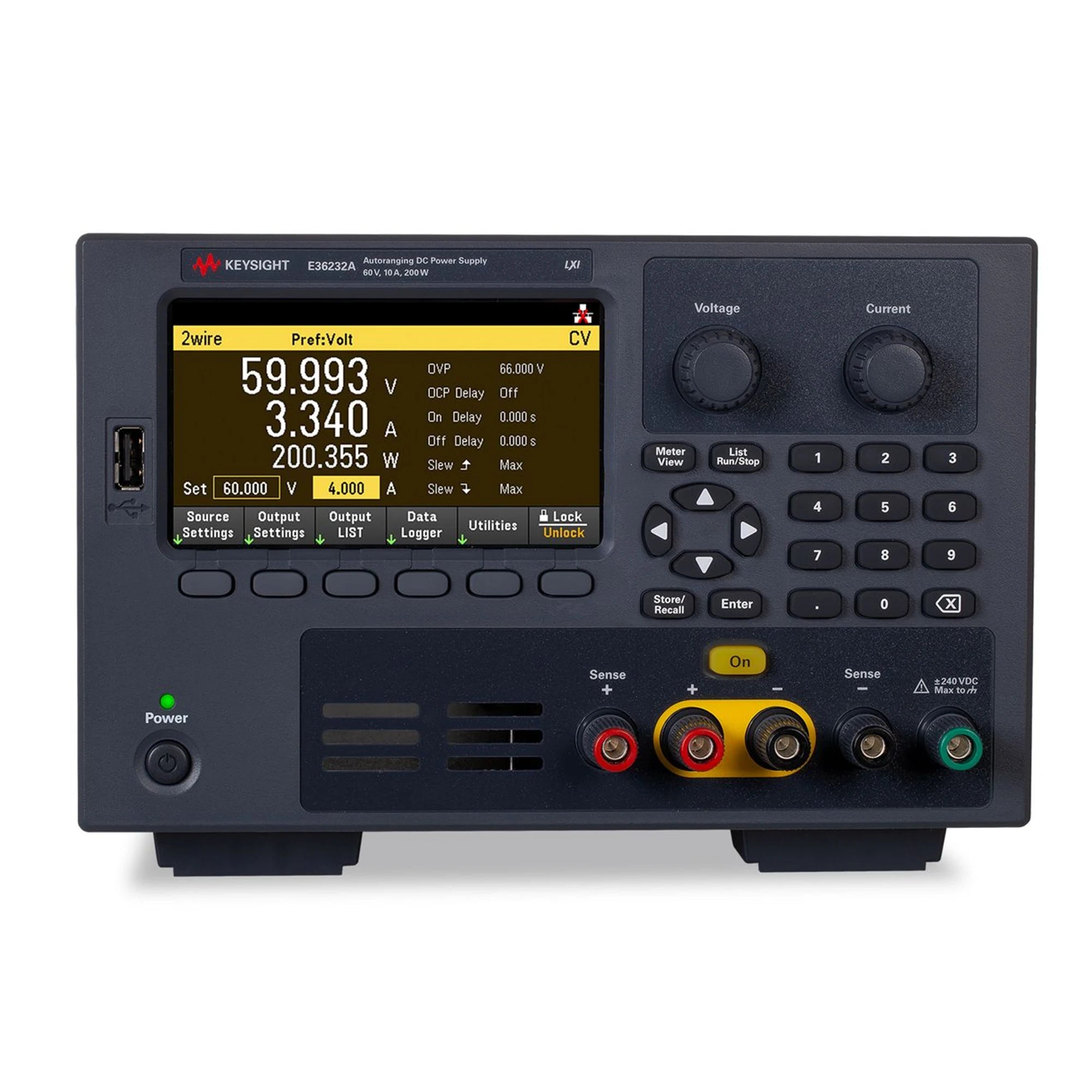 Keysight E36232A 200W Auto-ranging Power Supply 60V 10A Electronic Measuring Instrument