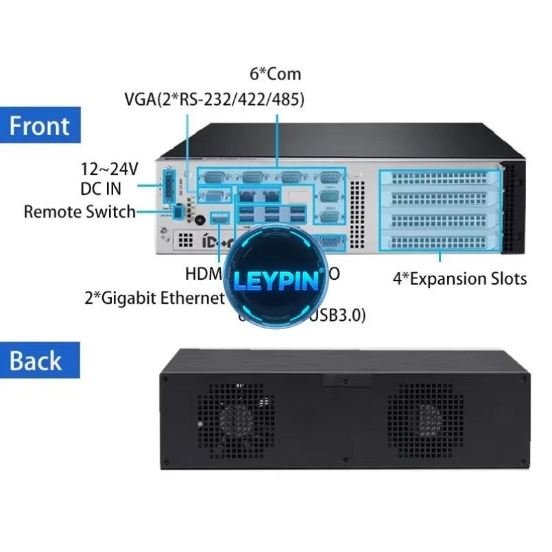 Advantech EPC-P3086CA-00Y1E/P3086SA 2U Slim Embedded Computer 8th/9th Gen Intel Core H310 Chipset  Industrial Pc   ytdi