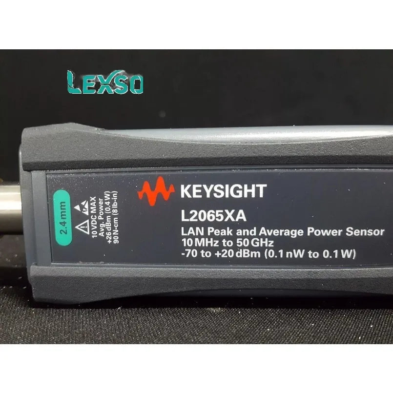 Keysight L2065XA 2.4MM/10MHz to 50GHz/50000 /-70 to +20 DBm/1M LAN Wide Dynamic Range Peak and Average Power Sensor lexso