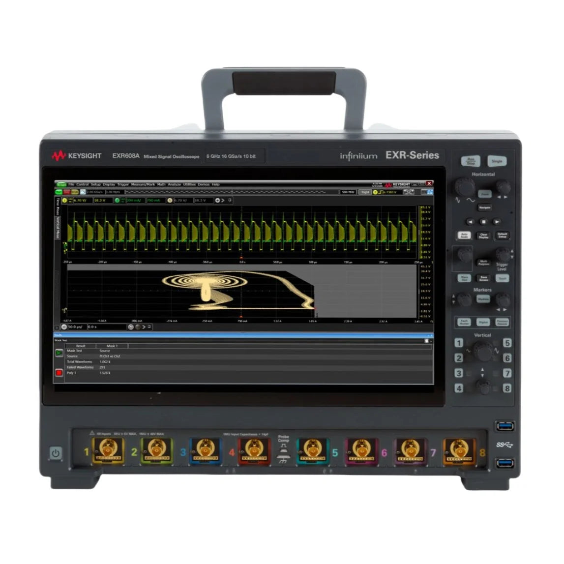 Keysight EXR608A Digital Oscilloscope with 6GHz Bandwidth 200MHz Capacity