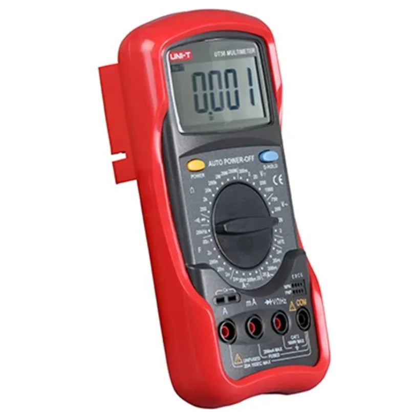 UNI-T UT56 Ohm Tester Digital Multimeter True RMS Manual Range 20000 Counts 20A Ampere Resistance Capacitor Frequency Multimeter lexso