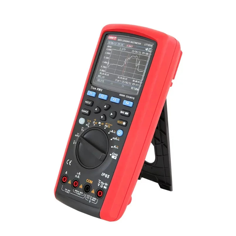 UNI-T UT181A 10A 1000V Electric Multimeter Precise LCD Digital Meter True RMS Datalogging Digital Multimeters Voltmeter lexso