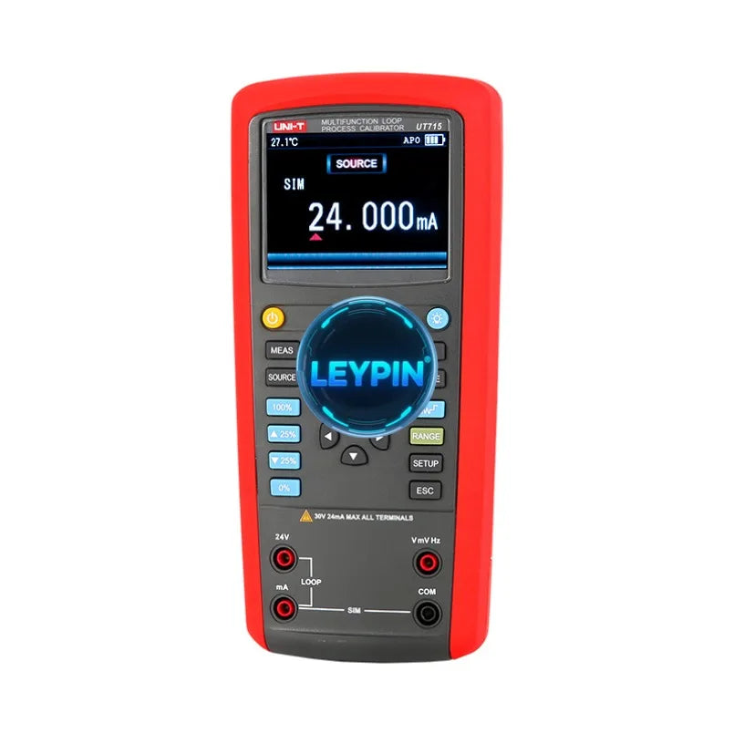 UNI-T UT715 Multifunction Loop Process Calibrator Accuracy up to 0.02% Measures and Sources Loop Current and Voltage     lexso