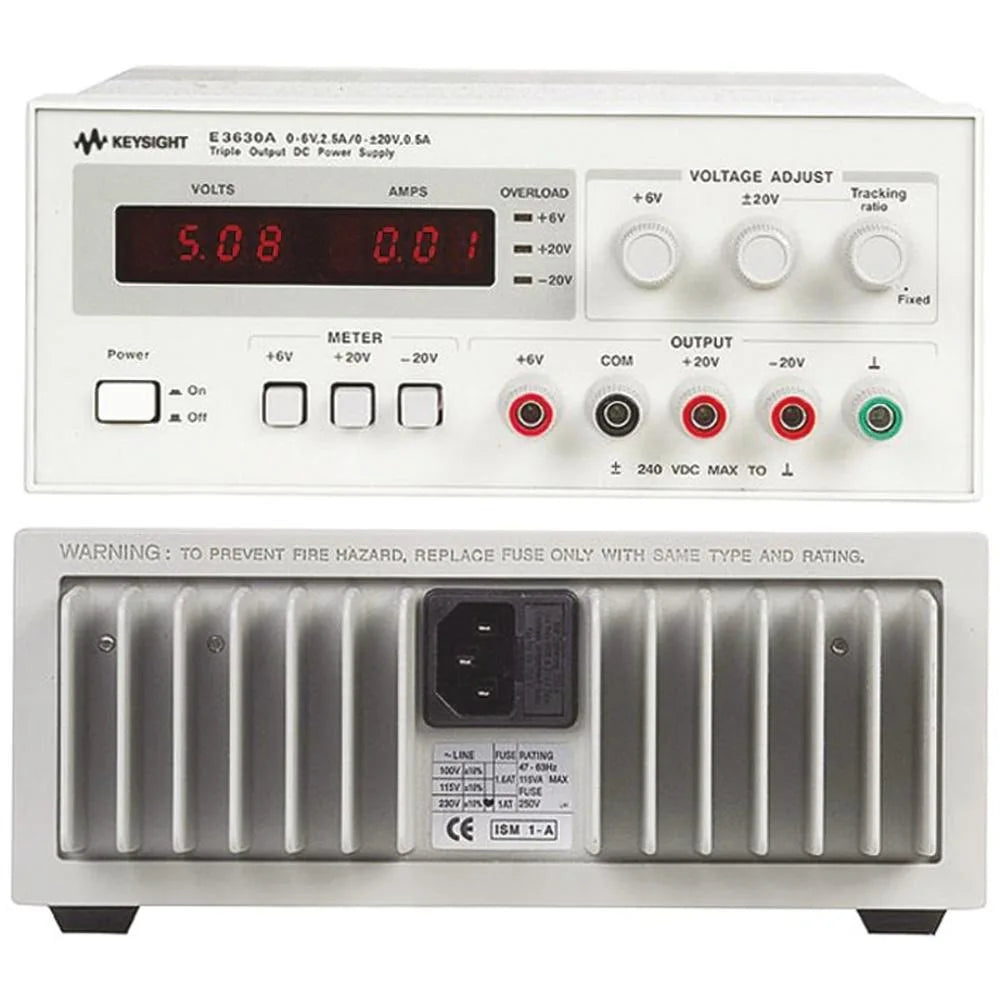 Keysight E3630A 20V 2.5A 15W Digital Benchtop Power Supply Triple Output for Electronic Components Measurement Instruments    ytdi
