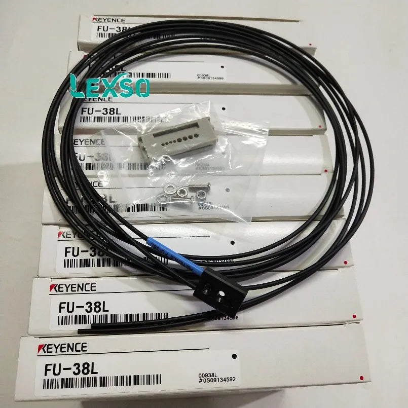 New in Box KEYENCE Fiber Sensor FU-38L Fiber Unit Reflective Fiber Optic Sensor lexso