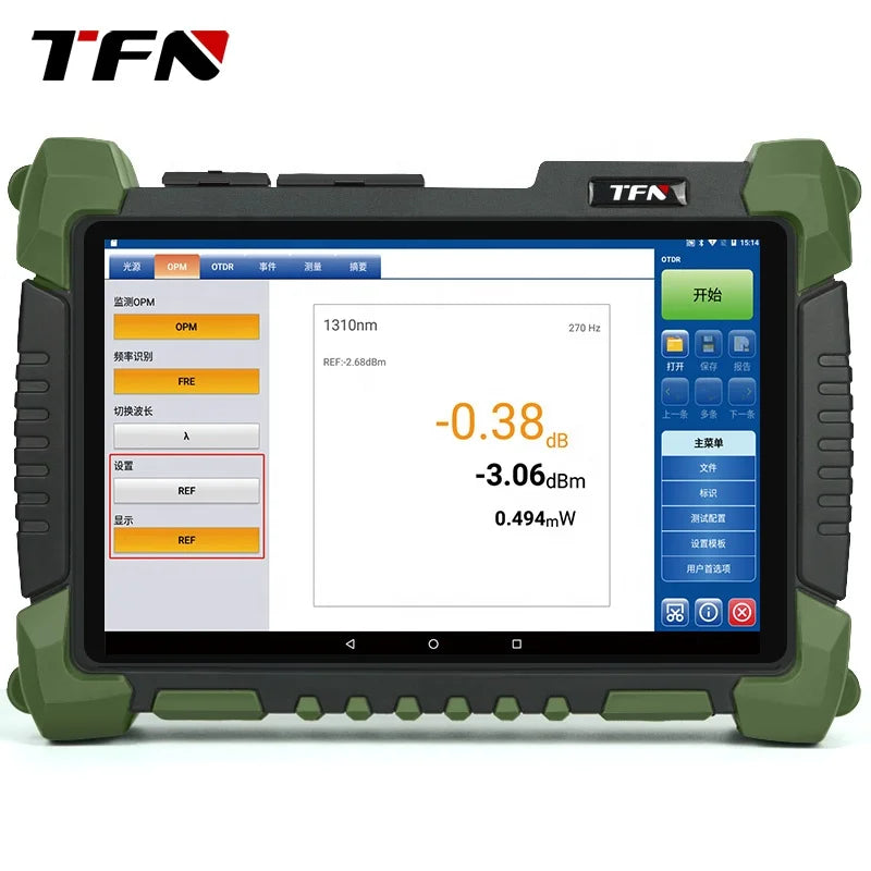 TFN RM7-S3 SM OTDR EXFO Alternatives OTDR Tester 1310/1550nm 42/40dB High Precision Fiber Optic OTDR