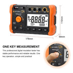 VICTOR VC60B+ Digital Insulation Resistance Tester High-definition LCD Screen 5000 Words Display clear Handwriting   ytdi