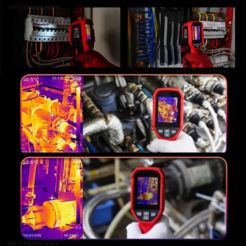UNI-T UTi160S Thermal Imager Infrared Resolution 160x120 Thermal Imaging with Laser PC Software IR Thermographic Camera lexso