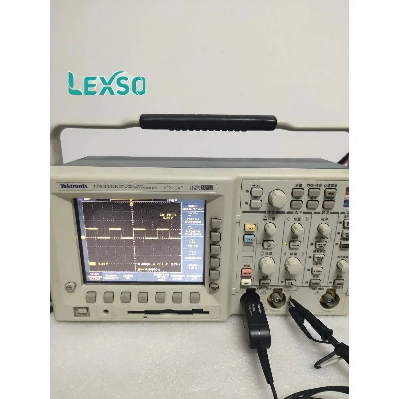 Tektronix TDS3032B 2 CH DPO Oscilloscope 300MHz 2.5GSa/s   lexso