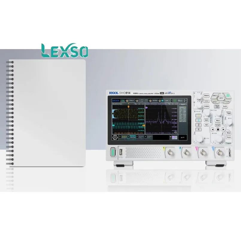Rigol DHO804 Digital Oscilloscope 2 Channels 25 Mpts Maximum Storage Depth Supports Type-C Power Supply lexso
