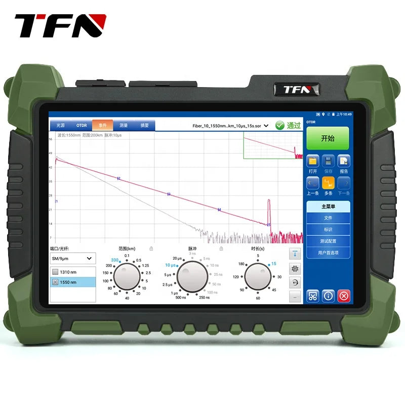 TFN RM7-S3 SM OTDR EXFO Alternatives OTDR Tester 1310/1550nm 42/40dB High Precision Fiber Optic OTDR