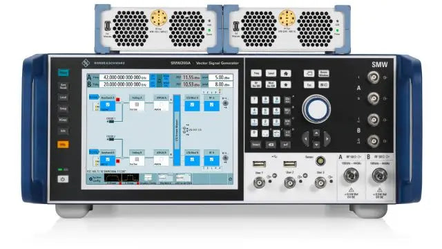 Rohde&Schwarz TTLTES R&S-SMW200A Vector Signal Generator High-Frequency Device with Frequency Range up to 67 GHz
