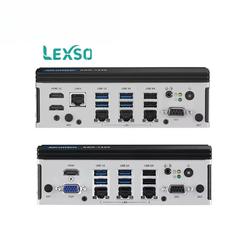 Advantech ARK-1250L Intel 11th Fanless DIN-Rail Industrial Embedded PC Edge AI IPC for Automation IoT Gateway  Control  lexso