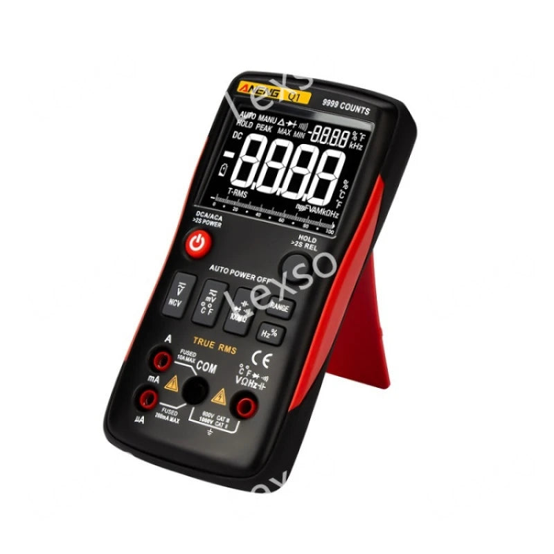 Q1 Digital Multimeter 9999 Analog Tester REAL RMS Professional Multi-Metro DIY Transistor Capacitor NCV Tester Lcr Meter    ytdi