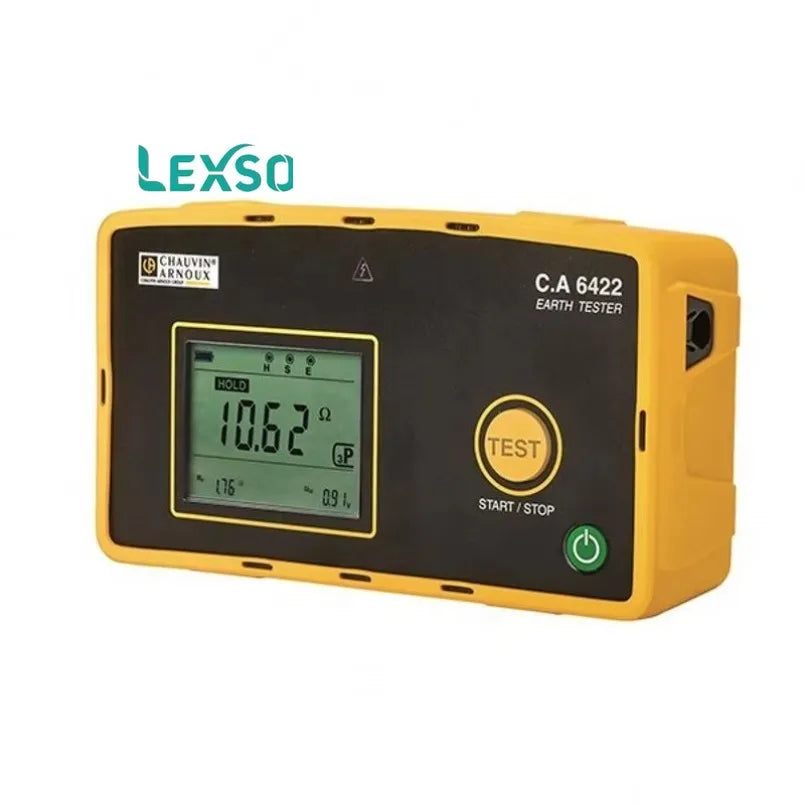 Chauvin Arnoux Ca6422 3P + 2P Earth Tester for Intensive use 2P Resistance Measurement up to 50 k  / 3P Earth up to 2 k lexso