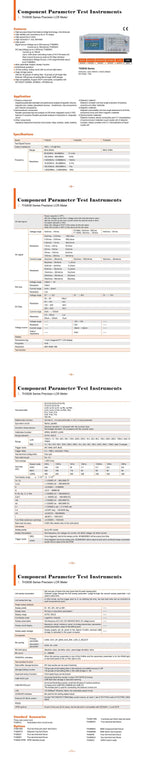 Tonghui Impedance Tester High Frequency Digital LCR Tester Measure ESR TH2838 TH2838A TH2838H  ytdi
