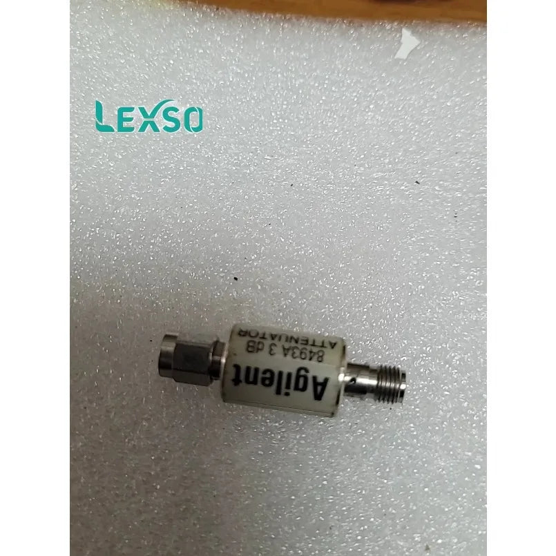 Keysight 8493A Coaxial Fixed Attenuator, DC to 12.4 GHz,Maximum SWR: See Table Below,Connector: SMA Male, Female    lexso