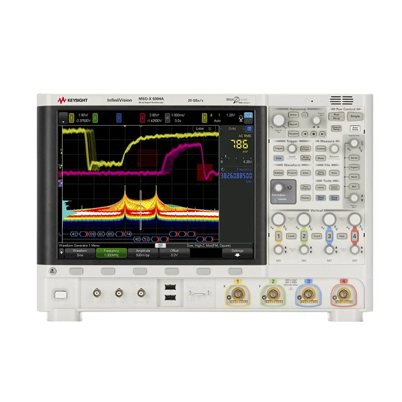 Keysight MSOX6004A Mixed Signal Oscilloscope, 6 GHz 4+16 Channels for Laboratory and R&D - New & Original / Cal Cert Available