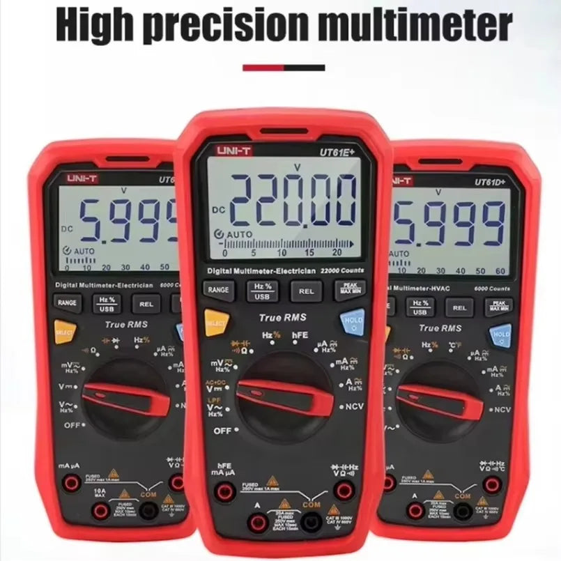 UNI-T UT61D+ Plus Multimeter Analog Digital Electrical Tester 22000 Counts Ammeter Voltmeter Professional Multi Meter lexso