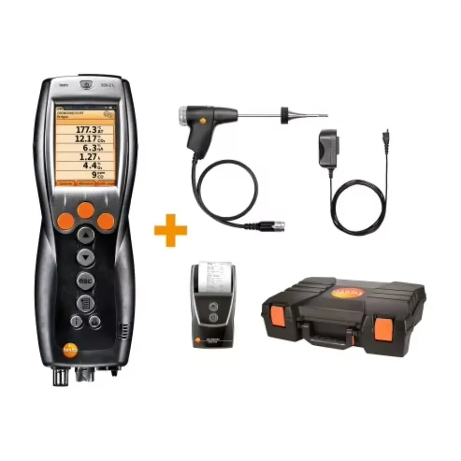 100% Original German Testo 330-2LL Enhanced Version Flue Gas Analyzer Suit Industrial Detector Equipment LS   ytdi