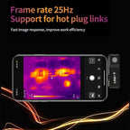 UTI120MS Thermal Imager Phone Thermal Imaging Camera for IOS PCB Circuit Floor Heat Detection lexso